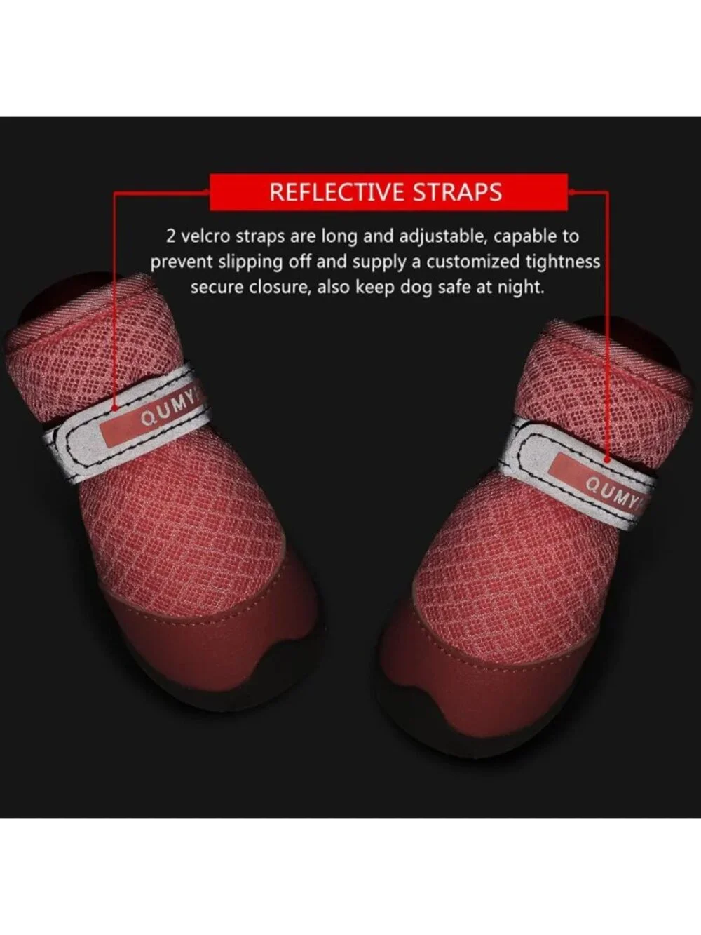 Paw Protectors for Small Dogs - Breathable Summer Dog Booties, Anti-Slip Sole